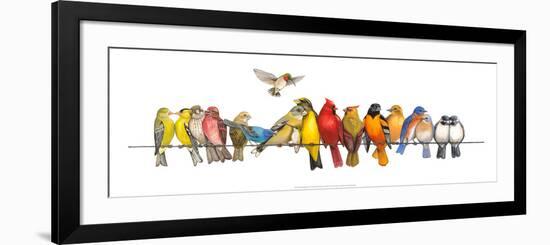 Large Bird Menagerie-Wendy Russell-Framed Art Print