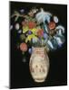 Large Bouquet on a Black Background, circa 1910-Odilon Redon-Mounted Giclee Print