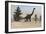 Large Brachiosaurus in a Tropical Environment-null-Framed Art Print