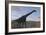 Large Brachiosaurus Walking Along a Dry Riverbed-Stocktrek Images-Framed Art Print