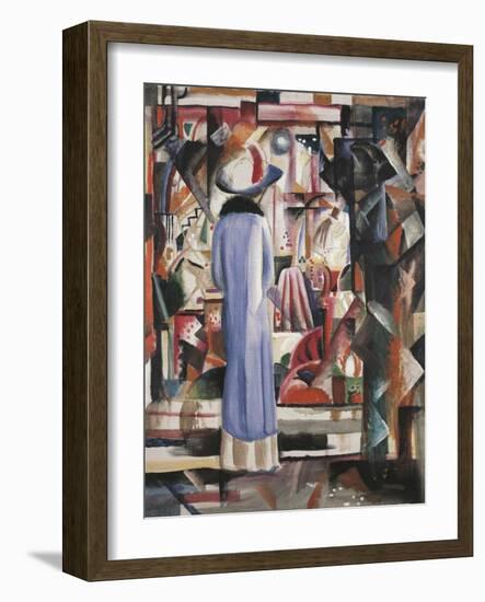 Large Bright Shop Window, 1912-Auguste Macke-Framed Giclee Print