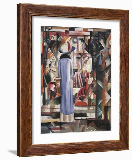 Large Bright Shop Window, 1912-Auguste Macke-Framed Giclee Print