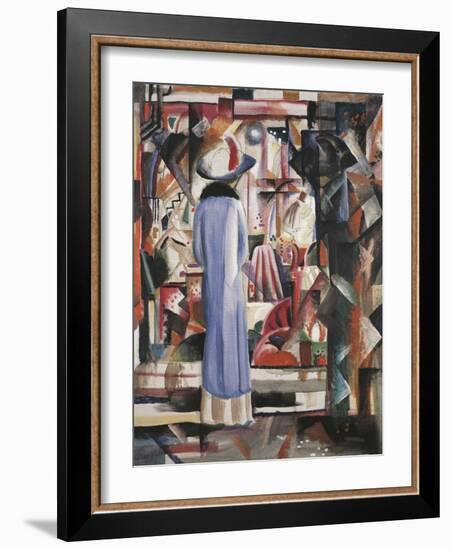 Large Bright Shop Window, 1912-Auguste Macke-Framed Giclee Print