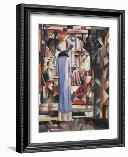 Large Bright Shop Window, 1912-Auguste Macke-Framed Giclee Print