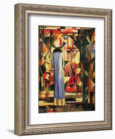 Large Bright Showcase-Auguste Macke-Framed Art Print