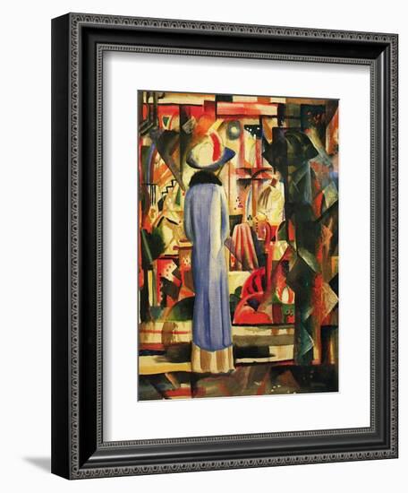 Large Bright Showcase-Auguste Macke-Framed Art Print