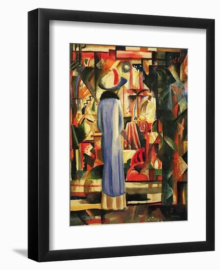 Large Bright Showcase-Auguste Macke-Framed Art Print