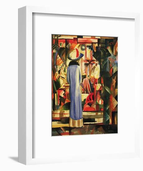 Large Bright Showcase-Auguste Macke-Framed Art Print