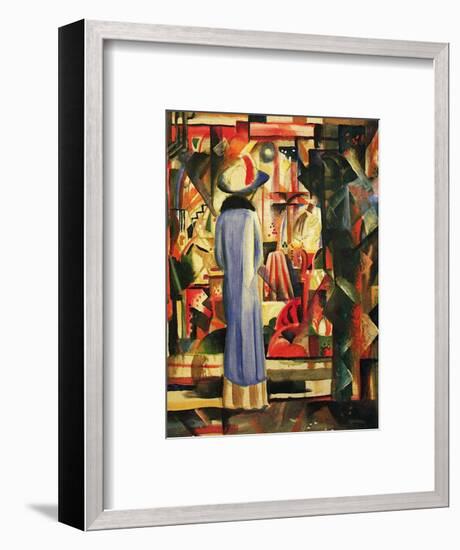 Large Bright Showcase-Auguste Macke-Framed Art Print