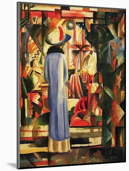 Large Bright Showcase-Auguste Macke-Mounted Art Print