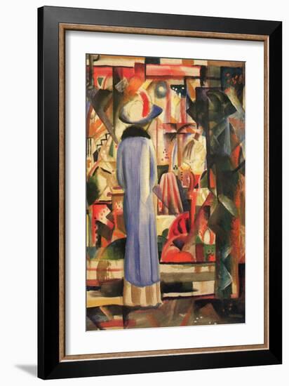 Large Bright Showcase-Auguste Macke-Framed Art Print