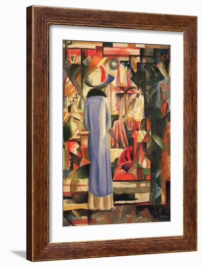 Large Bright Showcase-Auguste Macke-Framed Art Print