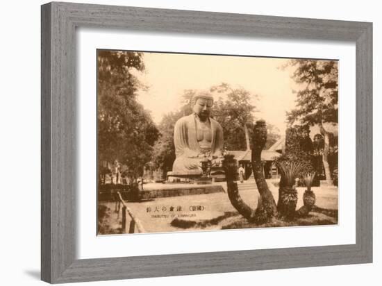 Large Buddha Statue in Japan-null-Framed Art Print