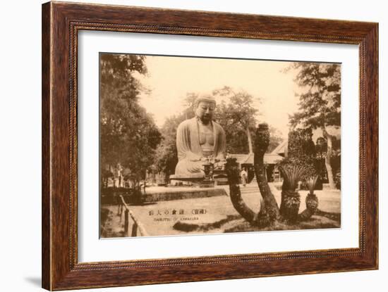 Large Buddha Statue in Japan-null-Framed Art Print