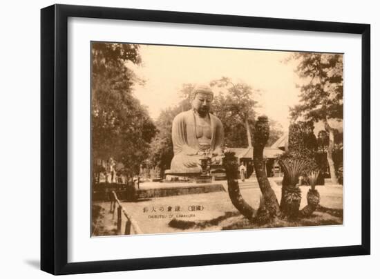 Large Buddha Statue in Japan-null-Framed Art Print