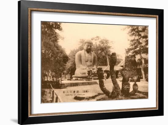 Large Buddha Statue in Japan-null-Framed Art Print