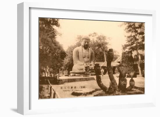 Large Buddha Statue in Japan-null-Framed Art Print