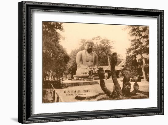 Large Buddha Statue in Japan-null-Framed Art Print