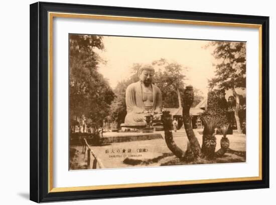 Large Buddha Statue in Japan-null-Framed Art Print