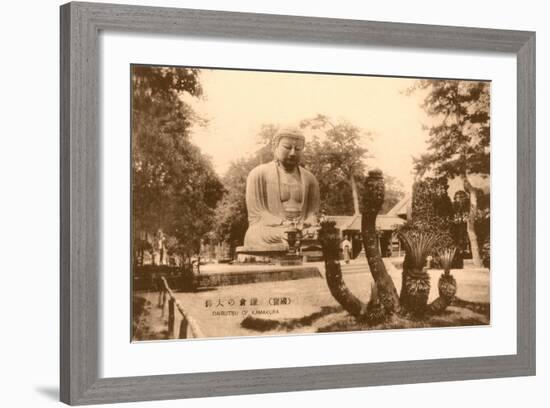 Large Buddha Statue in Japan-null-Framed Art Print