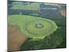 Large Circular Aerial at Raf Chicksands, Bedfordshire, England, UK-Robert Francis-Mounted Photographic Print