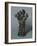 Large Clenched Hand, 1885 (Bronze & Green Patina) (See also 405999)-Auguste Rodin-Framed Giclee Print