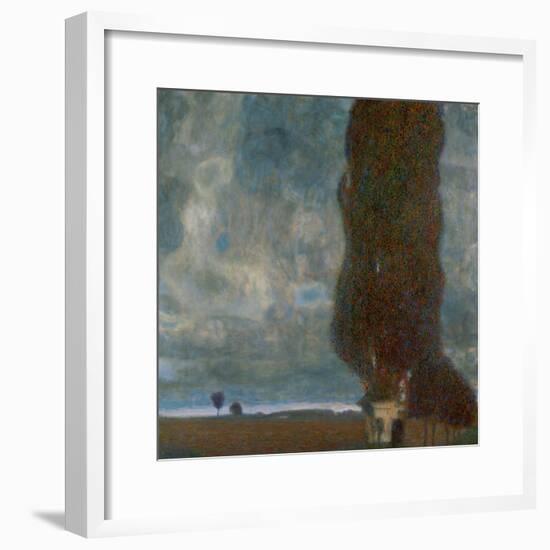 Large Cottonwood II (Gathering Storm), 1902-Gustav Klimt-Framed Giclee Print