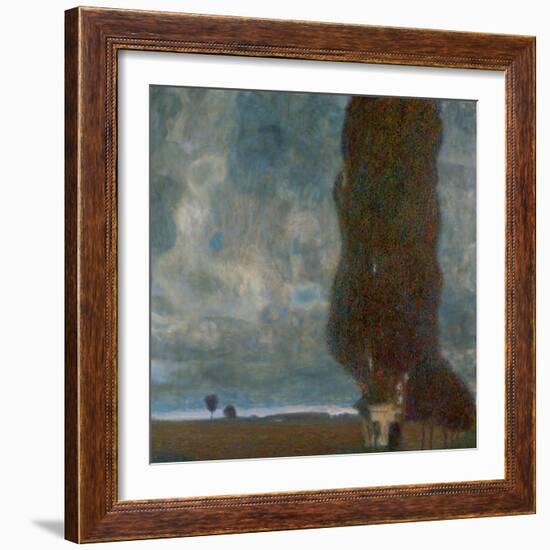 Large Cottonwood II (Gathering Storm), 1902-Gustav Klimt-Framed Giclee Print