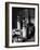 Large Cylinders, One W Man on Top Climbing Ladder at Westinghouse Plant-Alfred Eisenstaedt-Framed Photographic Print