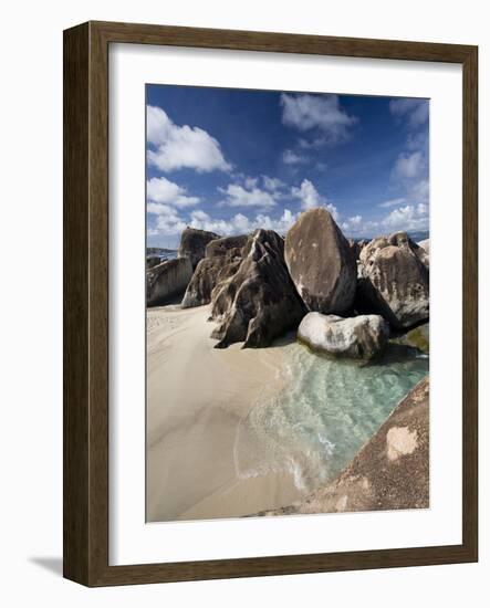 Large Eroded Granite Outcrops at the Baths in Virgin Gorda, British Virgin Islands, West Indies-Donald Nausbaum-Framed Photographic Print