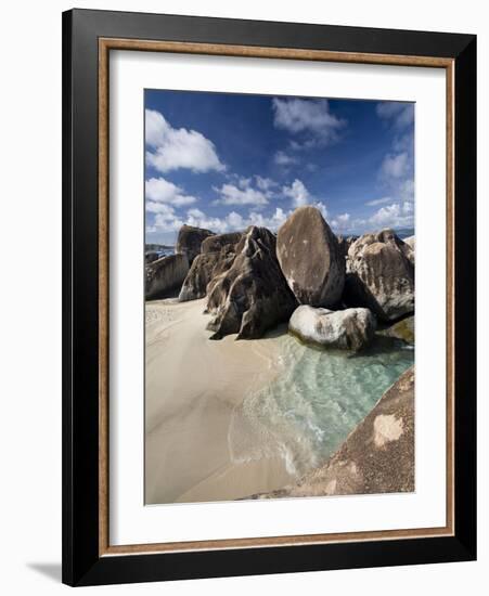 Large Eroded Granite Outcrops at the Baths in Virgin Gorda, British Virgin Islands, West Indies-Donald Nausbaum-Framed Photographic Print