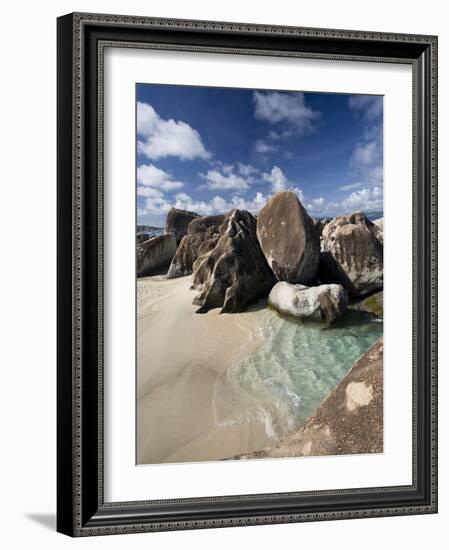 Large Eroded Granite Outcrops at the Baths in Virgin Gorda, British Virgin Islands, West Indies-Donald Nausbaum-Framed Photographic Print