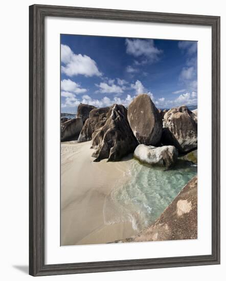 Large Eroded Granite Outcrops at the Baths in Virgin Gorda, British Virgin Islands, West Indies-Donald Nausbaum-Framed Photographic Print