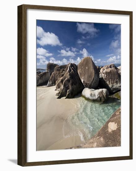 Large Eroded Granite Outcrops at the Baths in Virgin Gorda, British Virgin Islands, West Indies-Donald Nausbaum-Framed Photographic Print