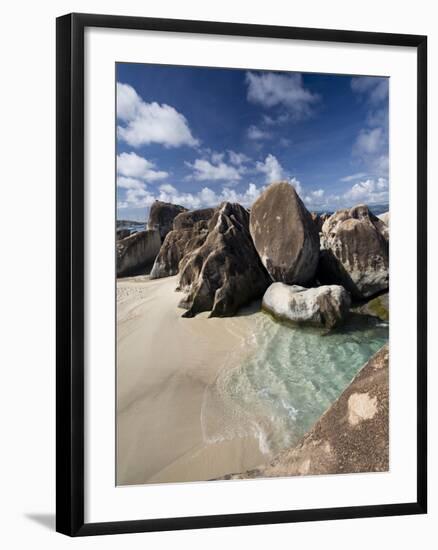 Large Eroded Granite Outcrops at the Baths in Virgin Gorda, British Virgin Islands, West Indies-Donald Nausbaum-Framed Photographic Print