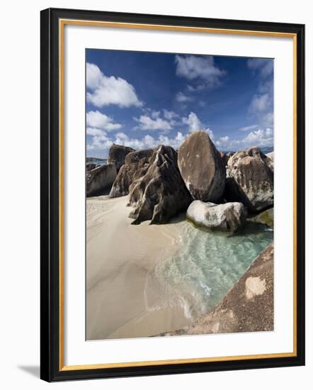 Large Eroded Granite Outcrops at the Baths in Virgin Gorda, British Virgin Islands, West Indies-Donald Nausbaum-Framed Photographic Print