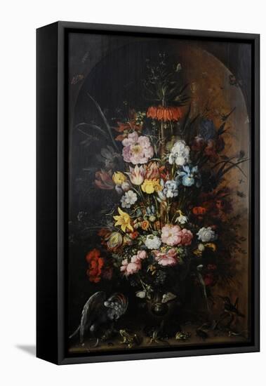 Large Flower Still Life with Crown Imperial, 1624-Roelandt Jacobsz. Savery-Framed Premier Image Canvas