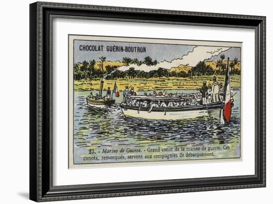 Large French Navy Cutter-null-Framed Giclee Print