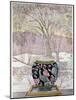 Large Ginger Jar in Snowstorm-Lillian Delevoryas-Mounted Giclee Print