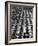 Large Group of Female New Hampshire University Students Prepare to Exercise-Alfred Eisenstaedt-Framed Photographic Print