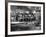 Large Group of Mostly African American Students in a Ramshackle One Room Schoolhouse-Ed Clark-Framed Photographic Print