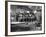 Large Group of Mostly African American Students in a Ramshackle One Room Schoolhouse-Ed Clark-Framed Photographic Print