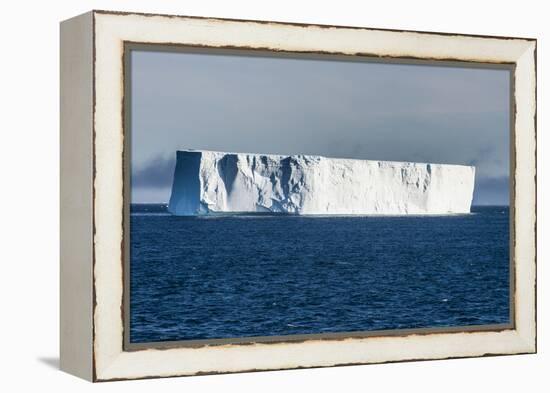 Large iceberg floating in the Weddell Sea, Antarctica, Polar Regions-Michael Runkel-Framed Premier Image Canvas