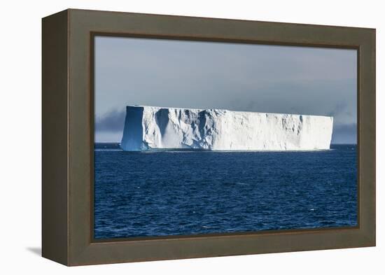 Large iceberg floating in the Weddell Sea, Antarctica, Polar Regions-Michael Runkel-Framed Premier Image Canvas