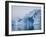 Large iceberg grounded on a reef at Peter I Island, Bellingshausen Sea, Antarctica-Michael Nolan-Framed Photographic Print