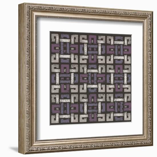 Large Knotted Weave - Plum-Susan Clickner-Framed Giclee Print