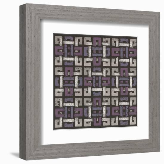 Large Knotted Weave - Plum-Susan Clickner-Framed Giclee Print