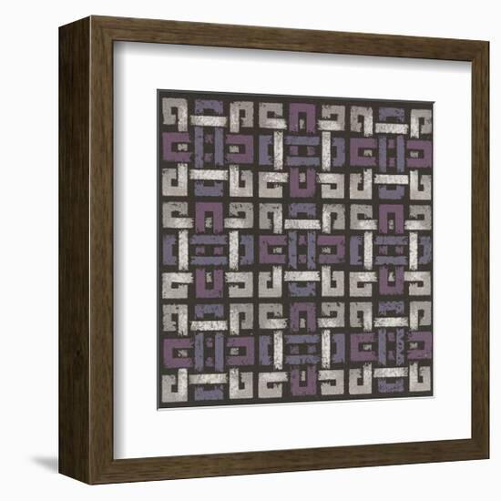 Large Knotted Weave - Plum-Susan Clickner-Framed Giclee Print