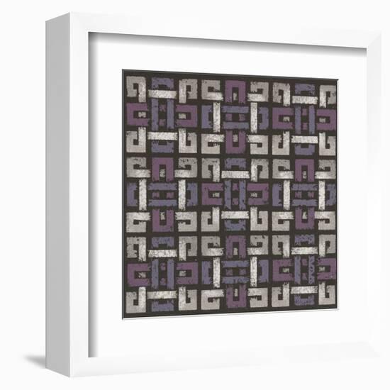 Large Knotted Weave - Plum-Susan Clickner-Framed Giclee Print