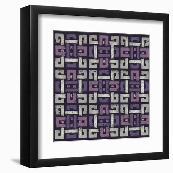 Large Knotted Weave (Purple)-Susan Clickner-Framed Giclee Print